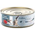 feline finest 24 x 85 g alimento umido per gatti tonno con cernia
