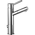 miscelatore lavabo con scarico automatico e prolunga serie birillo bi071cr93 cromato ottone