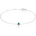 bracciale charlotte oro bianco smeraldo diamante collezione charlotte oro bianco