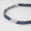 bracciale man code acciaio bicolore collezione man code bicolore