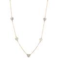 collana donna oro giallo bianco gl100634
