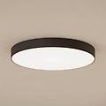 plafoniera led smart gallizzi-z nera ø 69 cm