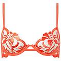 bluebella leonora reggiseno con ferretto corallo/trasparente