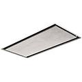 - cappa illusion h30 paint / a / 100 ad isola da 100 cm aspirante colore acciaio inox