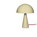 lampada da tavolo mush mini sabbia chiara altezza 34 cm