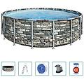 - piscina power steel 549x132 cm