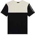 freddy. t-shirt colour block con stampa sulla spalla tshirt ritiro gratis