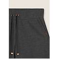pantaloni donna wide leg effetto tricot grey melange donna extra large