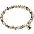 bracciale di perle donna argento 925 gioiello yel303-s1