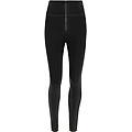 jeggings push up wr. up vita super alta con zip in tono black indigo+ y. seams donna xxs