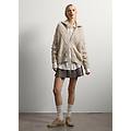 - cardigan in misto mohair beige regular fit donna beige scuro taglia xs