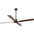ventilatore da soffitto malvinas 80w marrone