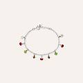 bracciale silver baby argento rodiato collezione silver baby bianco
