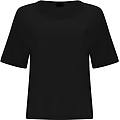 t-shirt in jersey leggero con patch fenicottero in tono
