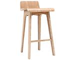 sgabello / sedia da bar scandinavo 65cm frassino baltik