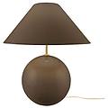 lampada da tavolo iris marrone altezza 39 cm