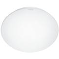 plafoniera led pmma &oslash; 27. 6 cm bianco ip44 bianco caldo 958 lumen