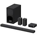 ht s40r soundbar tv a 5. 1 canali dolby digital con autoparlanti posteriori wireless (nero)