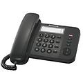 telefono fisso business black kx ts520ex1b