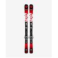 sci hero jr 130-150 + attacchi xpress 7 gw b83 rosso nero bambini 130
