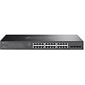 switch gestito senza ventola tp-link a 24 porte gigabit l2+ 4 sfp poe+ 150 w