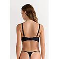 reggiseno a balconcino francesca in microfibra ultralight donna nero taglia 2e