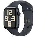 watch se gps 44mm cassa alluminio mezzanotte con mezzanotte sport band m/l