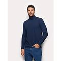 maglia termica manica lunga a lupetto in tencel modal e viscosa ultra warm thermal / blu notte / s