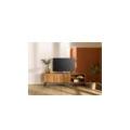 mobile tv in legno di acacia 180x40x55 laccato naturale marrakesch #105
