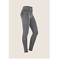 jeggings push up wr. up skinny vita alta tessuto organico light grey-seams black donna xx large