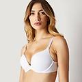 push up senza ferretto new justin / bianco ottico / 2 bianco ottico