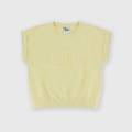 t-shirt in jersey pesante da bambina beige taglia 6