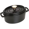la cocotte cocotte ovale 17 cm nera