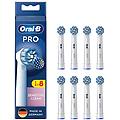oral-b testine di ricambio pro sensitive clean 8 pezzi