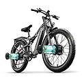 bicicletta elettrica s600-12 per adulti 48v 17 5ah con pneumatici larghi 2000w 45km/h grigio
