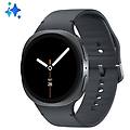 galaxy watch 8 bluetooth gps nfc 44mm super amoled argento cinturino bianco m ip68 5atm monitor