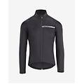 giacca a vento sottile squadra stretch nero grigio scuro xs