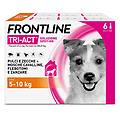 frontline tri-act x6 antiparassitario per cani contro parassiti e insetti volant