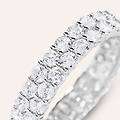 anello eternity silver elegance argento cubic zirconia collezione silver elegance misura 56 bianco