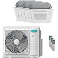 condizionatore cassetta act trial split 18000+18000+18000 btu inverter a++ unità esterna 10