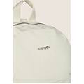 zainetto in similpelle con chiusura zip bianco donna unica