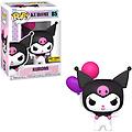 pop kuromi con palloncini statuetta in vinile numero 85 sanrio