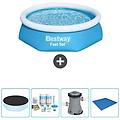 - piscina fuori terra in giro 244x61 cm blu include accessori coordinati cb1