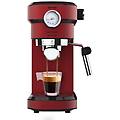 caffettiera espresso cafelizzia 790 shiny pro 1 2l 20 bar con manometro e vaporizzatore