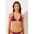 triangolo costume classy piquet donna bordeaux 3