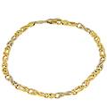 bracciale uomo oro giallo bianco gl100116