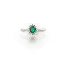 anello donna diamanti smeraldo acpq54s
