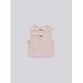 canotta in cotone con cut-out