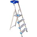 xtra - s112a03p scala alluminio 3 gradini domestica piedini antiscivolo s112a03p
