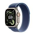 - watch ultra 3 gps + cellular 49mm titanio naturale-trail loop blu/blu acceso m/l